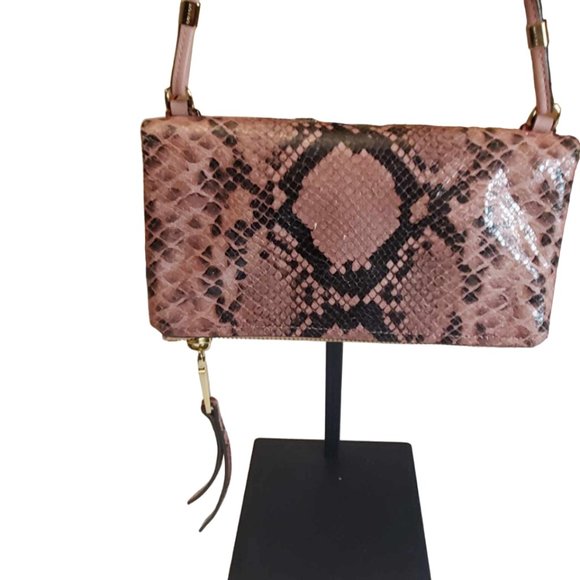 Coach Pink Snakeskin Crossbody - Picture 2 of 10